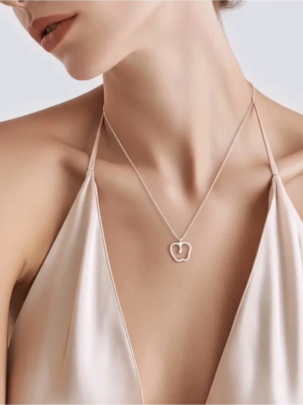 Tiffany & Co. Elsa Peretti Open Apple pendant necklace